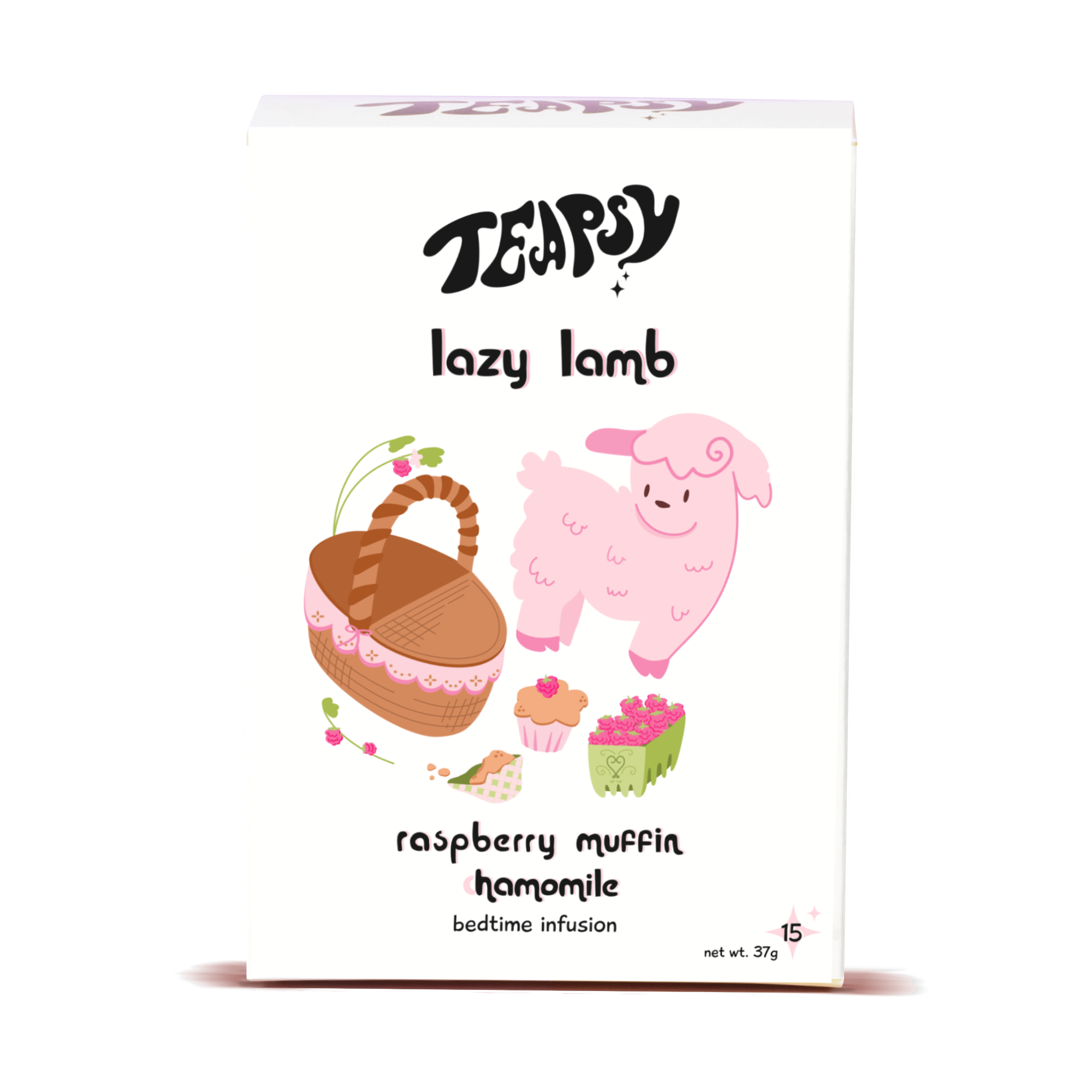 "Lazy Lamb" Raspberry Muffin Chamomile Tea – Teapsy Tea