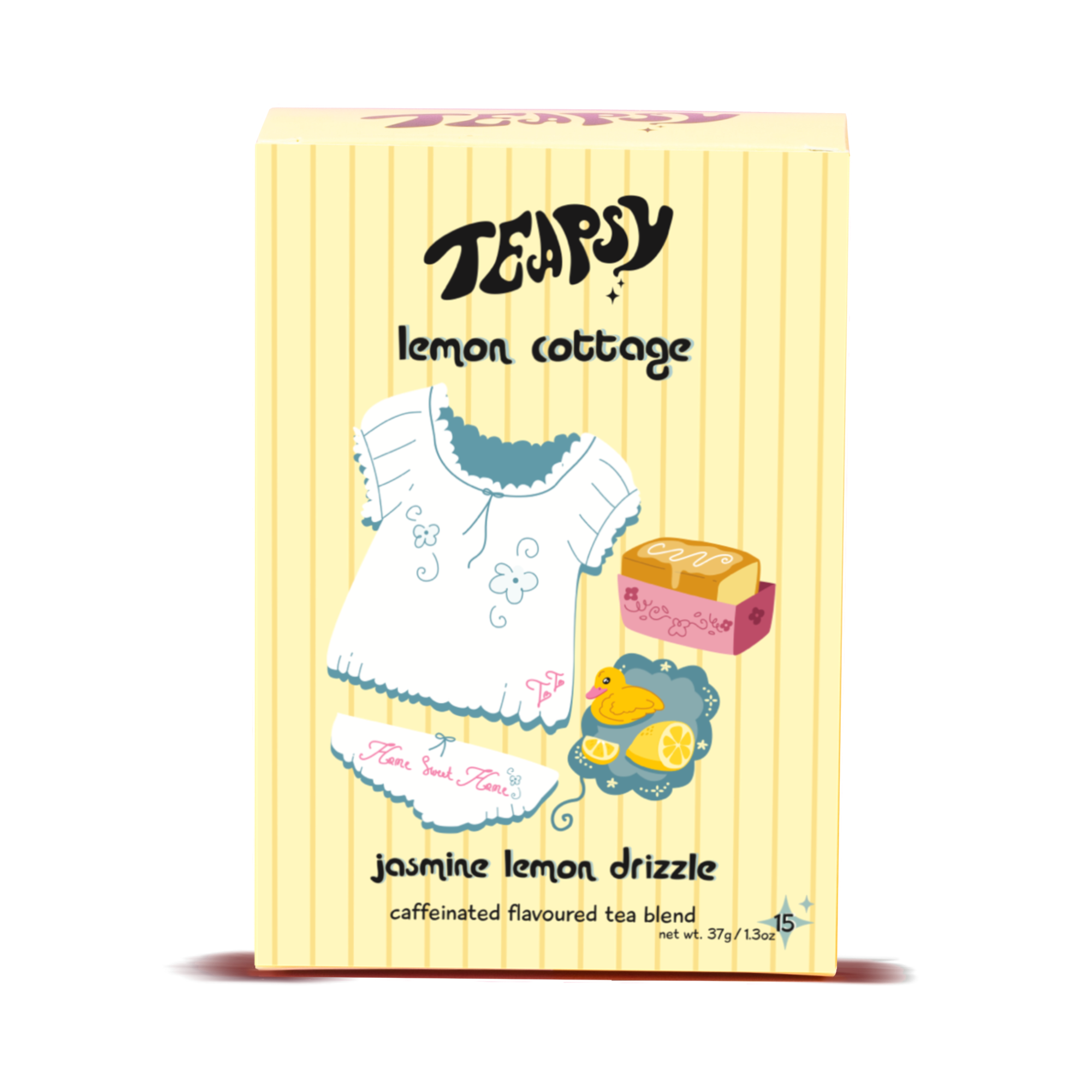 "Lemon Cottage" Lemon Drizzle Flavoured Jasmine Tea – Teapsy Tea